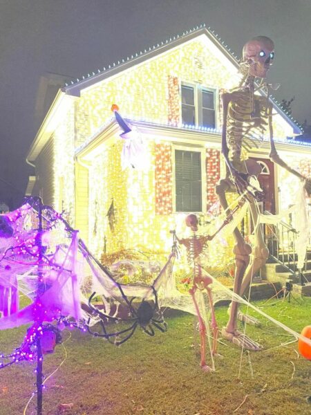 This brick township halloween light show is amazing