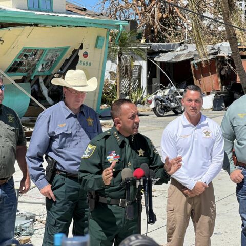 Lee county sheriff warns zero tolerance for looting after ian - photo licensed by shore news network.