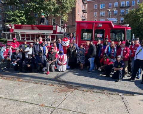 The Newark Fire Division, in partnership with the American Red Cross, installed free smoke detectors at residences in the South Ward on Saturday, October 15, 2022.