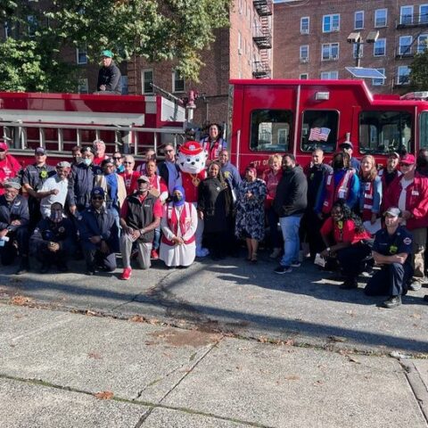 The newark fire division, in partnership with the american red cross, installed free smoke detectors at residences in the south ward on saturday, october 15, 2022.