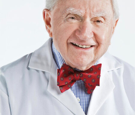 Dr. Howard Tucker at St. Vincent Charity Medical Center where he still teaches residents