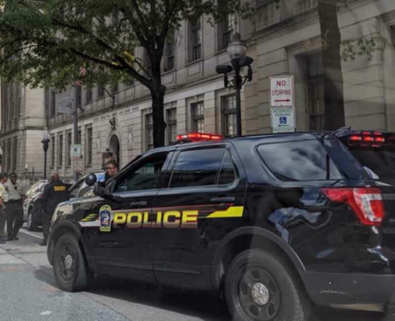 Baltimore police investigate deadly crash on east franklin street - photo licensed by shore news network.
