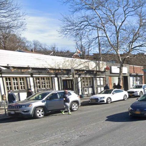 Scene of street fight in yonkers.
