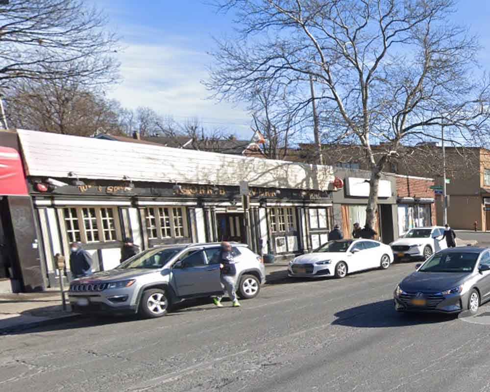 Scene of street fight in Yonkers.