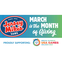 Celebrate Jersey Mike's 12th Annual Month of Giving in March