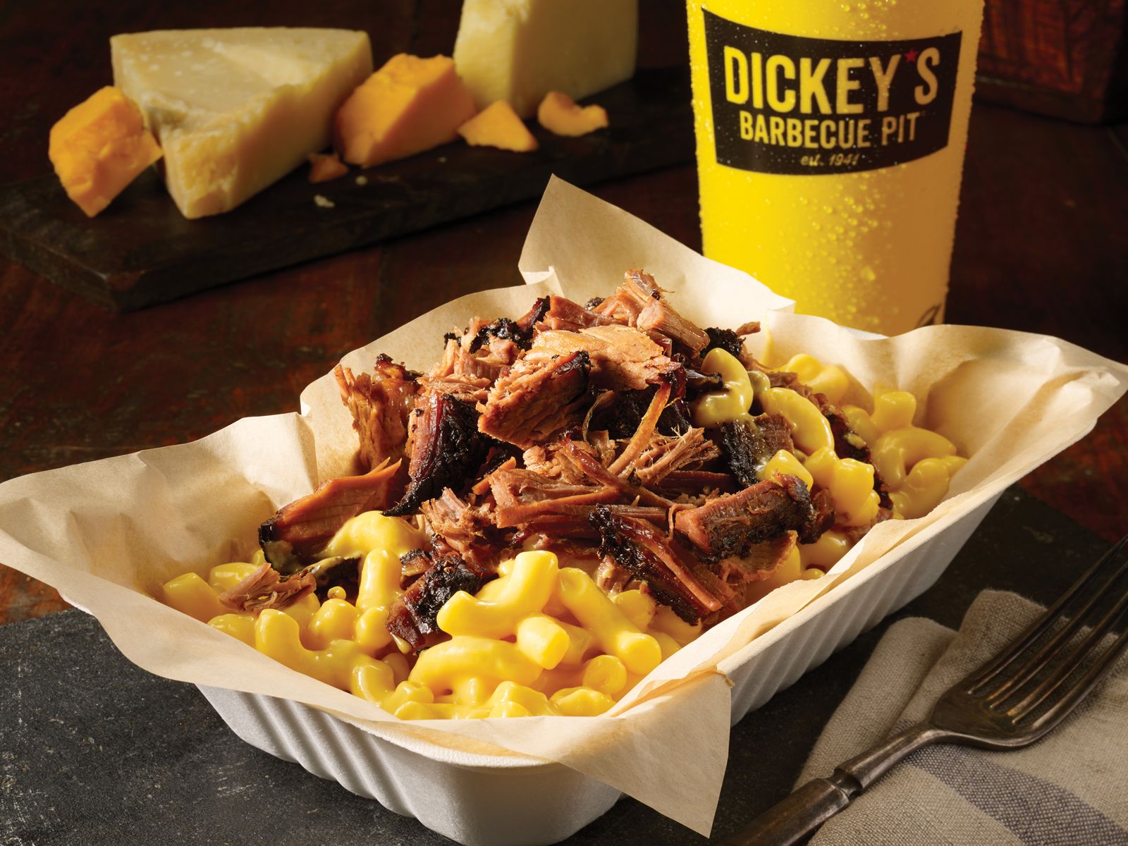 Celebrate National Mac and Cheese Day with Legit. Texas. Barbecue. at Dickey's