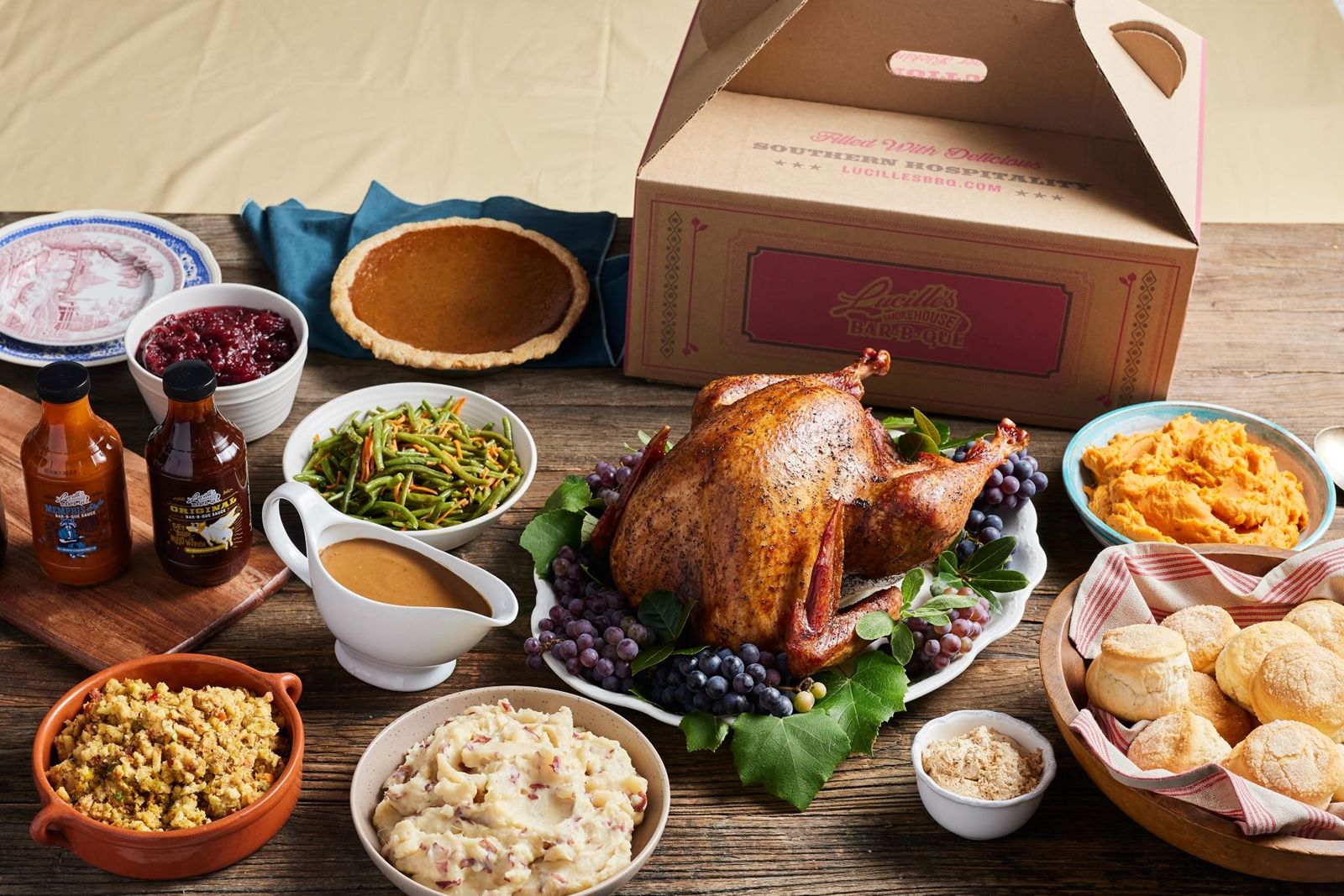 Celebrate Thanksgiving with Lucille's Smokehouse Bar-B-Que