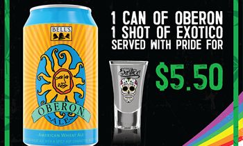 Cheba Hut Kicks off Summer with Bell’s Oberon Ale and Exotico Tequila Partnership and Sweepstakes Giveaway