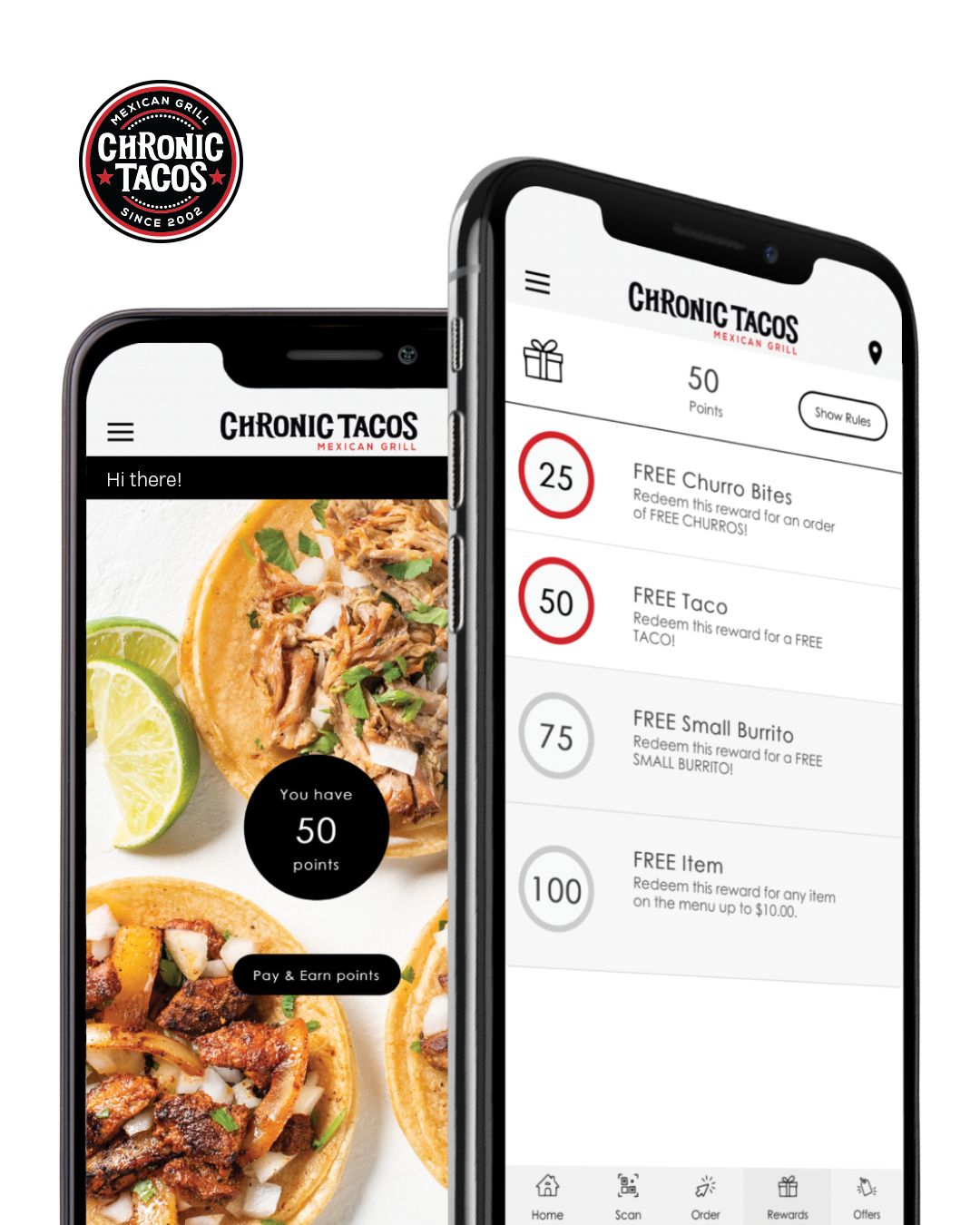 Chronic Tacos Launches New App Showcasing the Taco Life Rewards