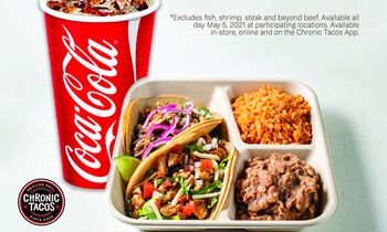 Chronic Tacos Offers $5 Taco Plates to Celebrate Cinco de Mayo