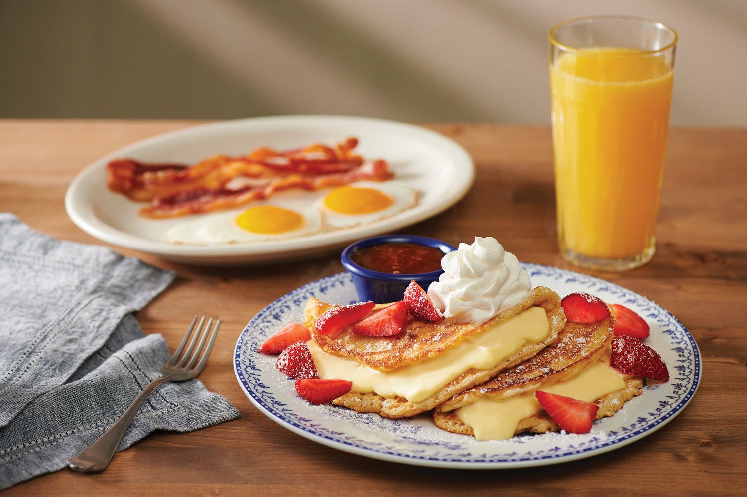 Cracker Barrel Stuffed Cheesecake Pancake Breakfast Cracker Barrel Old Country Store Upgrades All-Day, Homestyle Breakfast Offerings with New Menu Format, Selections
