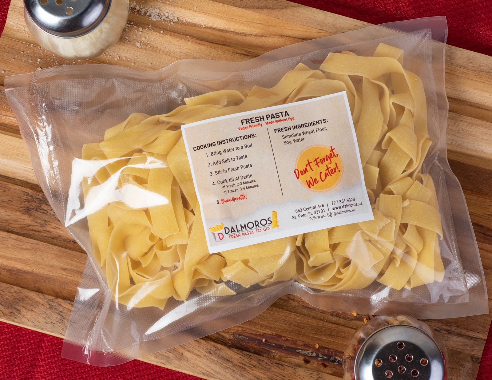DalMoros Fresh Pasta To Go Debuts Bagged Fresh Pasta For The Holidays