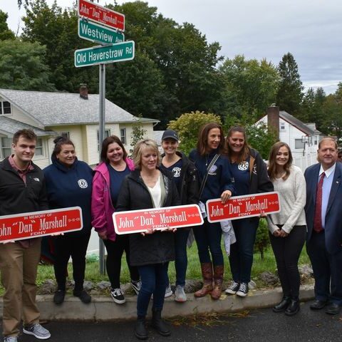 Clarkstown street named after fallen 9/11 firefighter - photo licensed by shore news network.