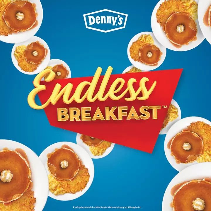 Denny's Seeks to Help Americans Impacted by Rising Inflation with $6.99 Endless Breakfast Promotion