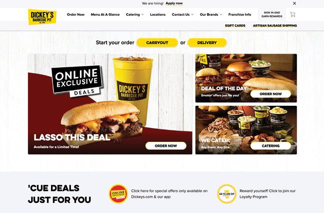 Dickey's Introduces New Website & App Enhancements for Improved Online Experience