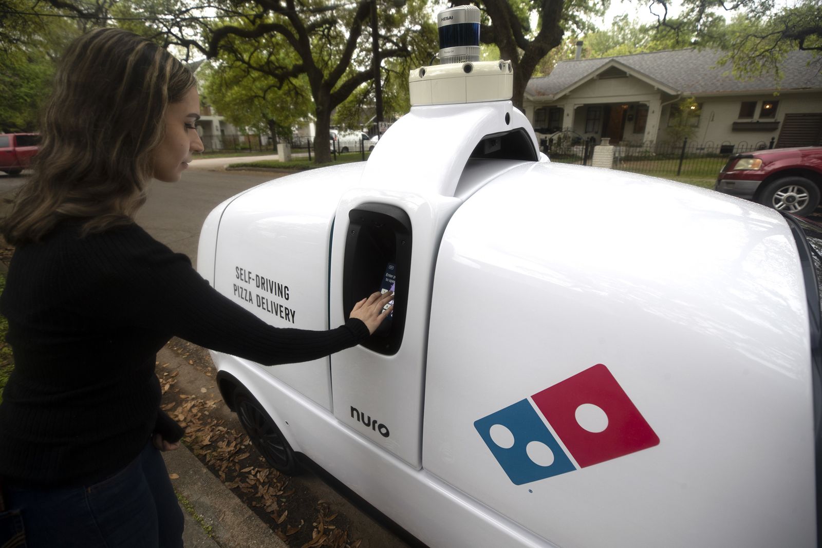 Domino's and Nuro Launch Autonomous Pizza Delivery with On-Road Robot