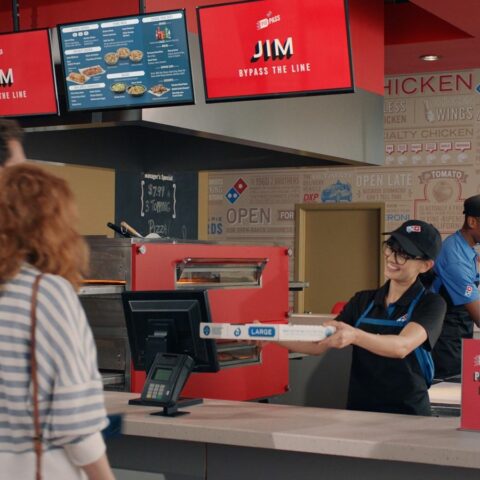 Dominos and uber eats delivery is good news for local franchises - photo licensed by shore news network.