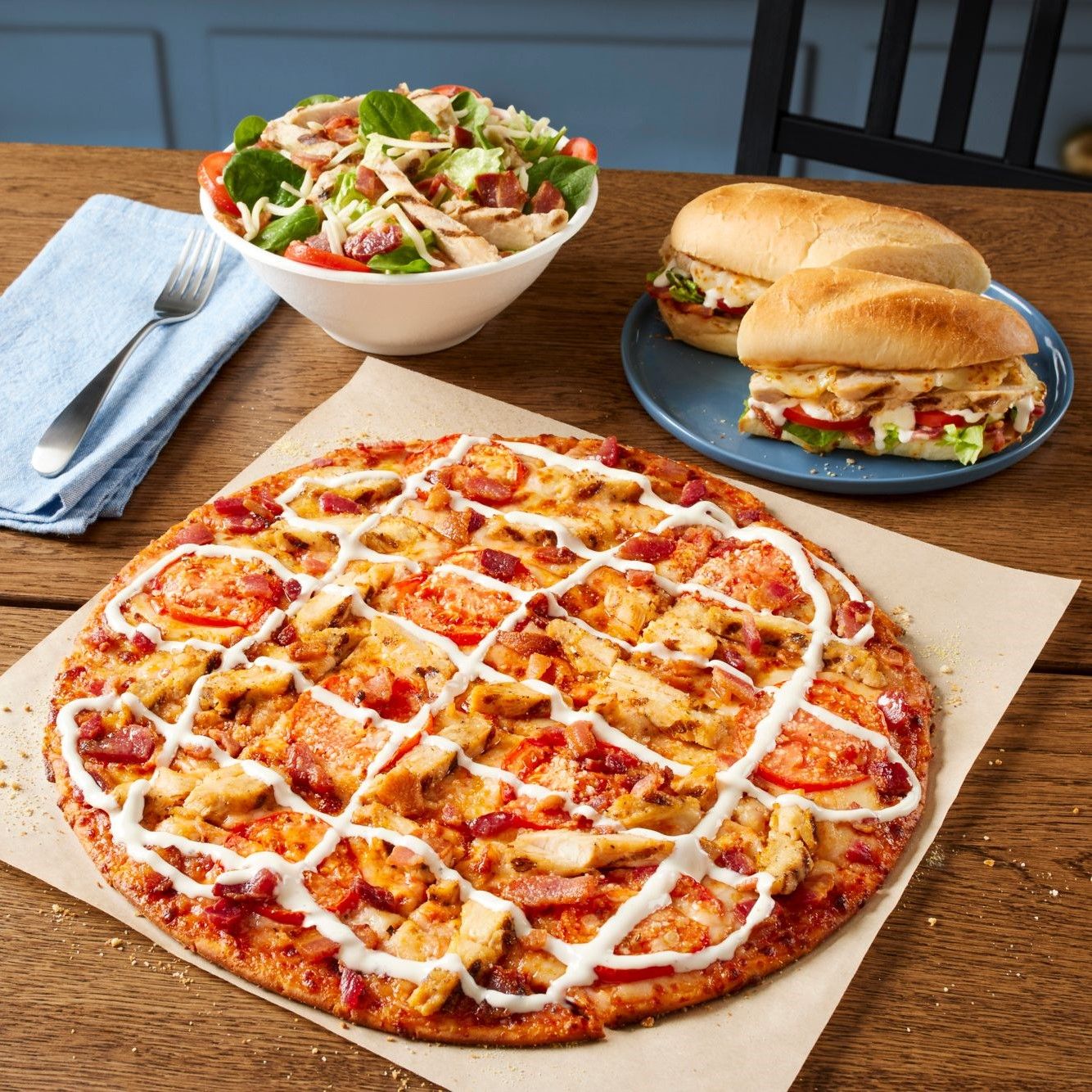 Donatos Adds Chicken Bacon Ranch Pizza and Salad to Menu