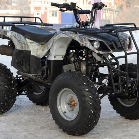 Illegal atv riders collide with each other while trying to flee from police - photo licensed by shore news network.