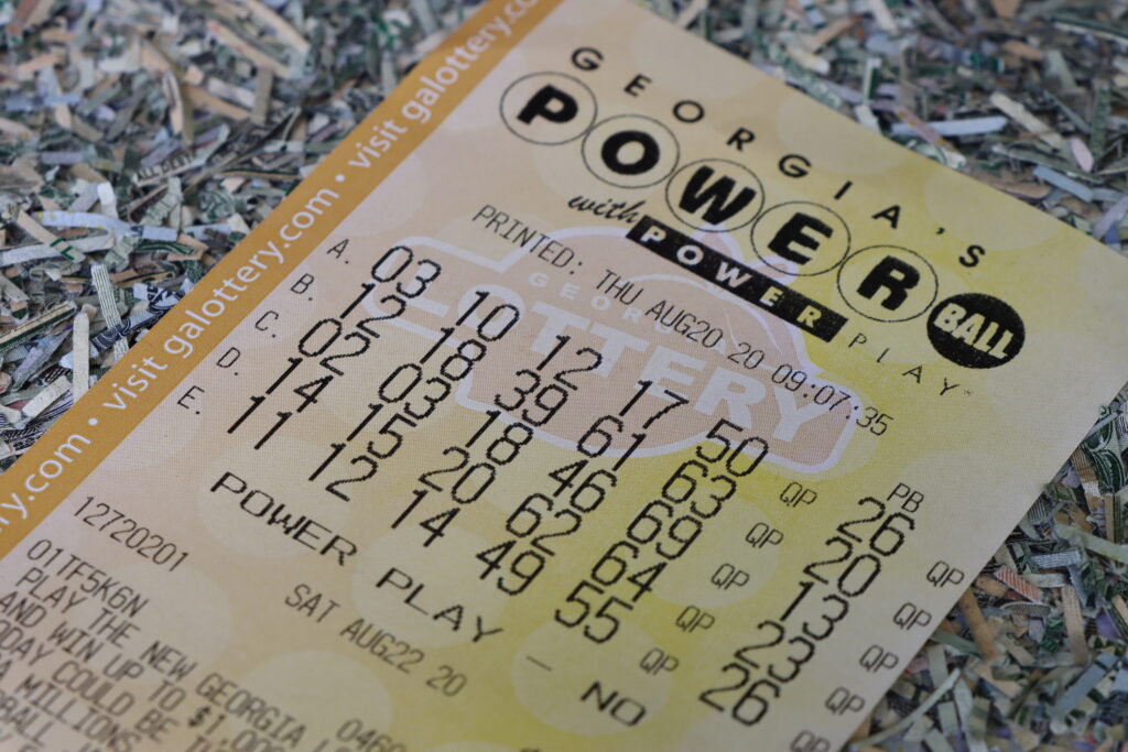 Powerball ticket