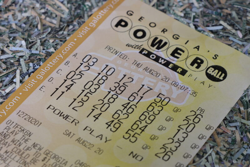 Powerball ticket