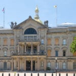 New Jersey State House, Trenton, New Jersey, USA. New Jersey State House is American Renaissance style built in 1792. It is the third-oldest state house in continuous legislative use in the United States.