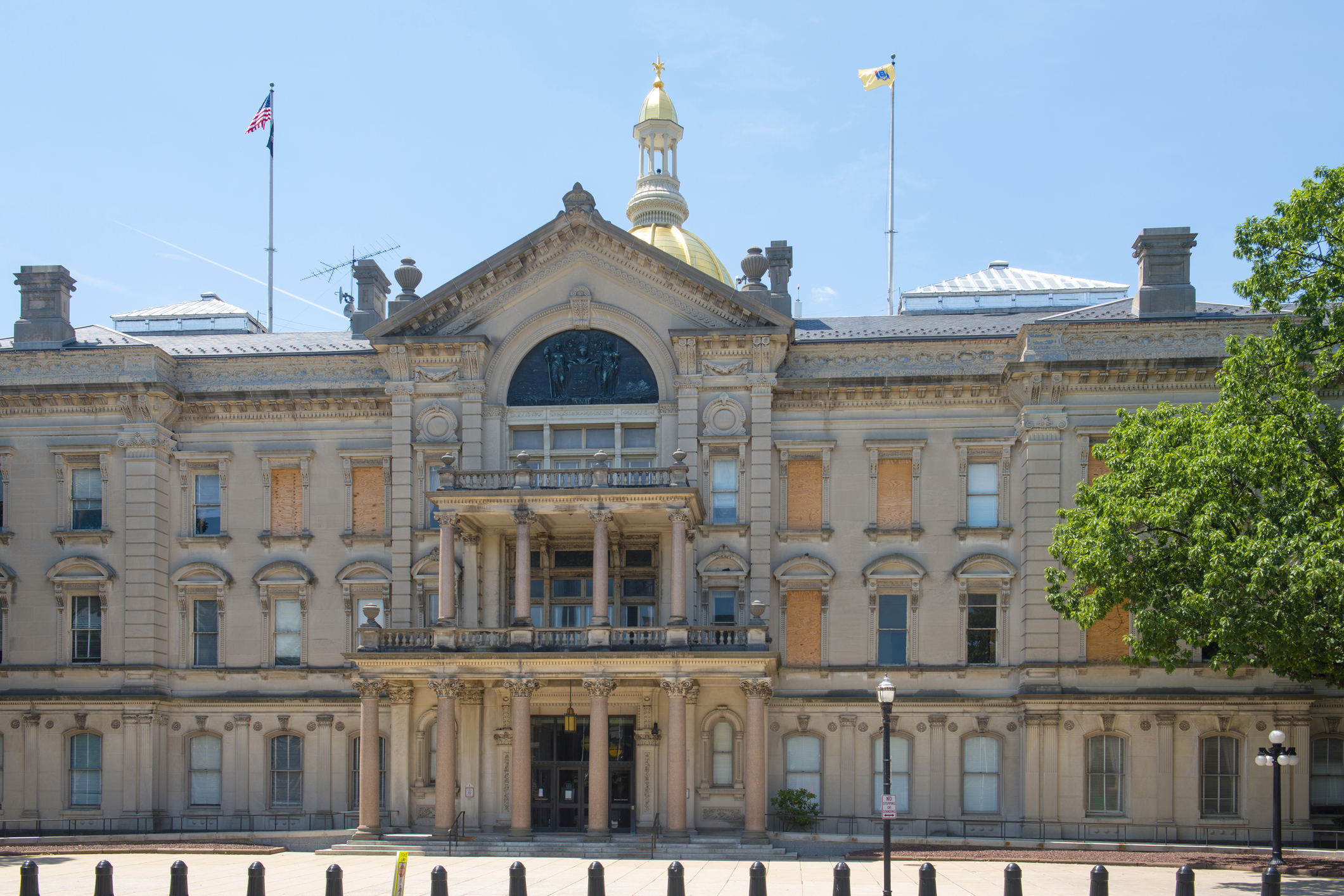 New Jersey State House, Trenton, New Jersey, USA. New Jersey State House is American Renaissance style built in 1792. It is the third-oldest state house in continuous legislative use in the United States.