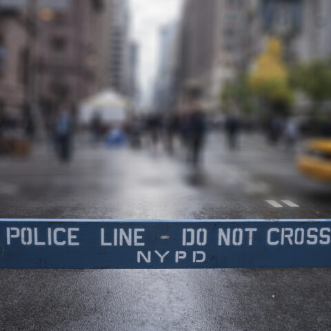 Police line do not cross. New york city. Photo 51419584 © superbo