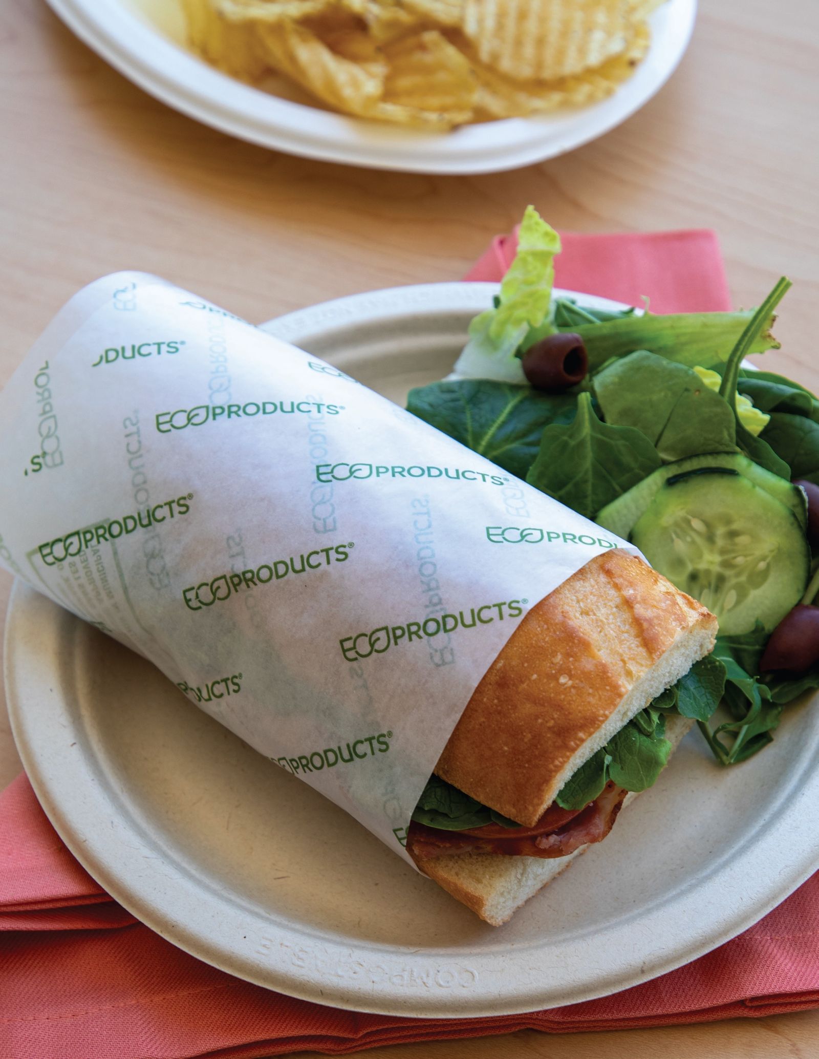 Eco-Products Introduces New Compostable Sandwich Wrap