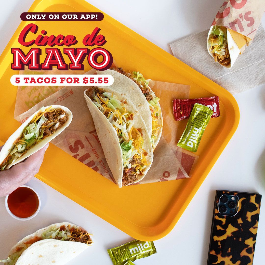 Enjoy a Bold Cinco de Mayo Celebration During Taco John's Five-Day Fiesta