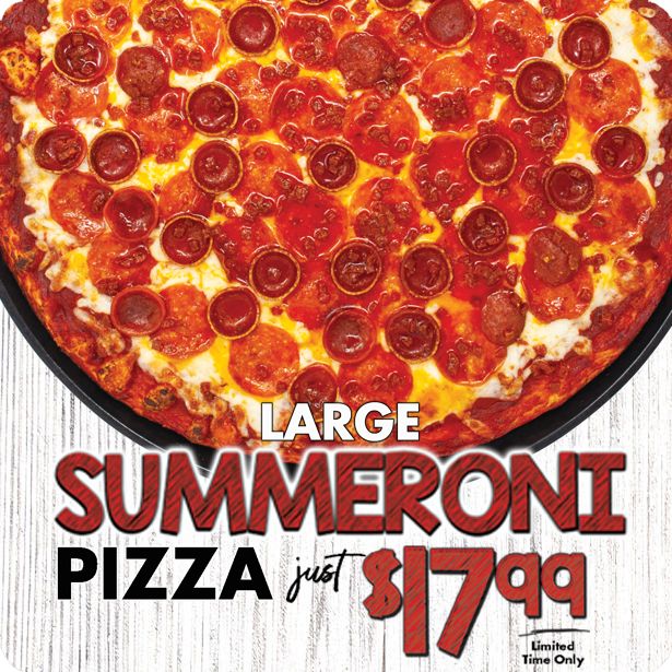 Enjoy Fun Under the Sun with Happy Joe's Summeroni Pizza and Ice Cream