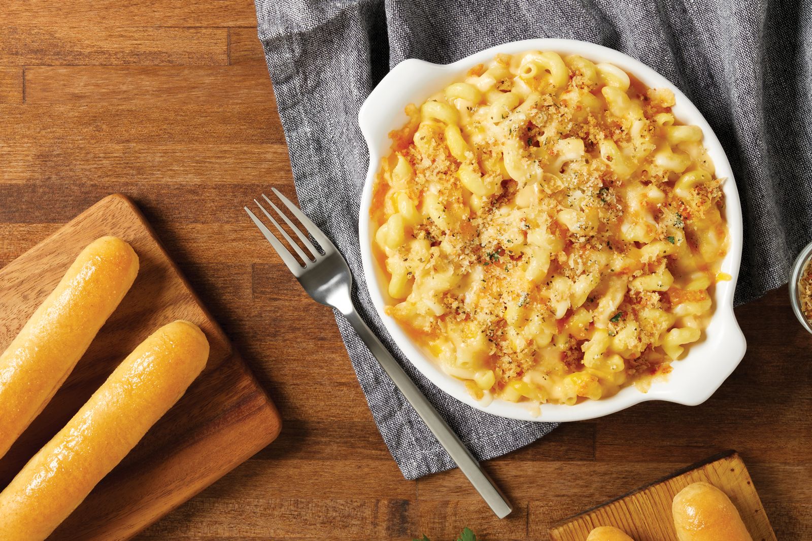 Fazoli's Panko-crusted Mac & Cheese