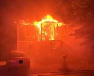 Fire damages home in manahawkin overnight