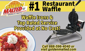 Golden Malted – Providing Industry Leading Waffle Irons at No Cost