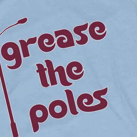 Grease the poles - bar stool sports shirt
