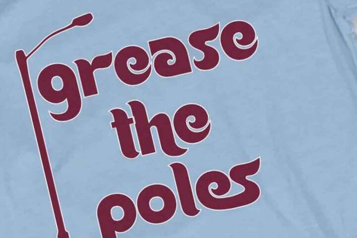 Grease the poles - Bar Stool Sports shirt