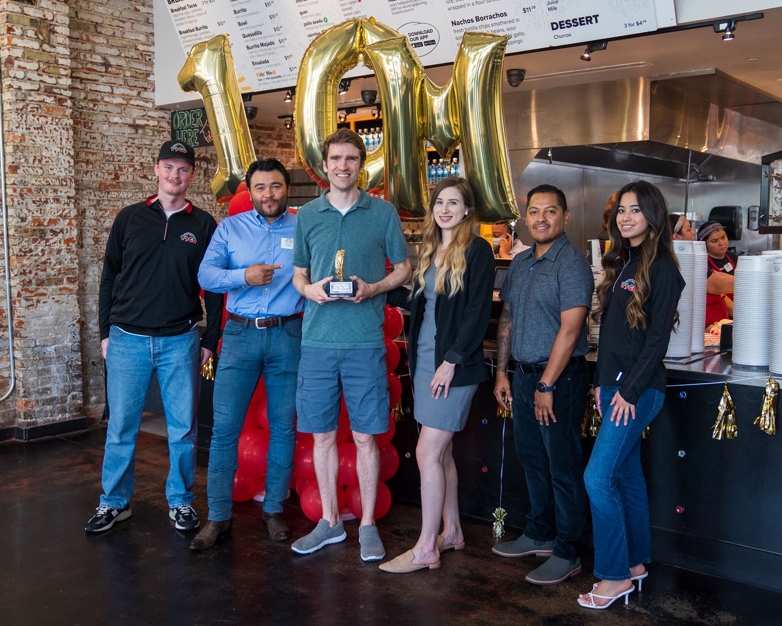 Growing Mexican Restaurant Chain Celebrates Thirteen Years in Business With Sale of Ten Millionth Taco