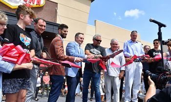 Guy Fieri and FACE Amusement Group Hosted an Official Ribbon Cutting at the Downtown Flavortown in Pigeon Forge, Tennessee