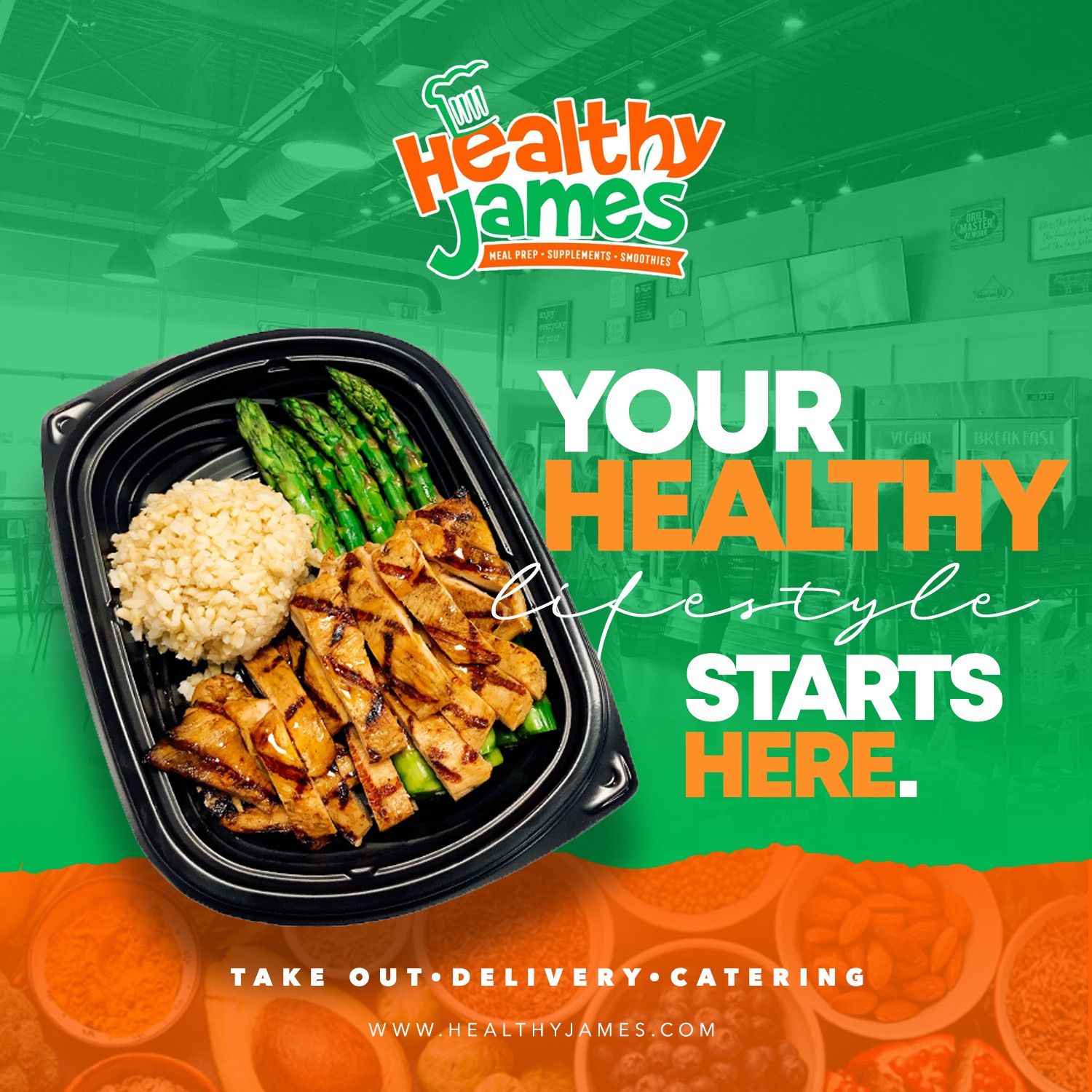 Healthy James Enters Arkansas, Indiana, North Carolina and Tennessee