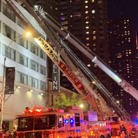 Fdny units responded and operated at 2-alarm fire at 515 west 42nd street in manhattan. The fire is now under control and is under investigation by fdny fire marshals.