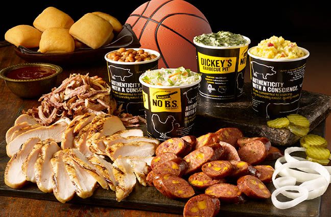Host a Slam Dunk Watch Party this Month with Dickey's Legit. Texas. Barbecue.