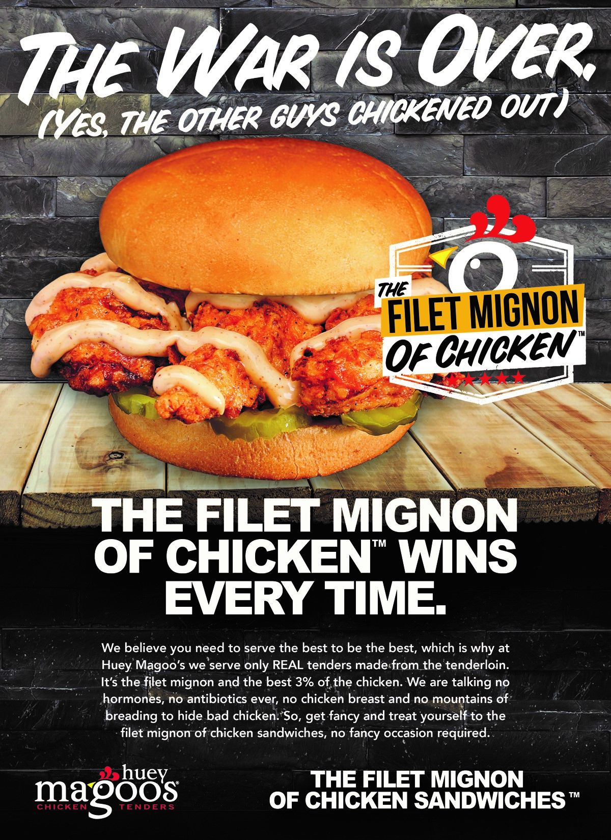 Huey Magoo's Declares The Chicken Wars Are Over… The Winner Is The 