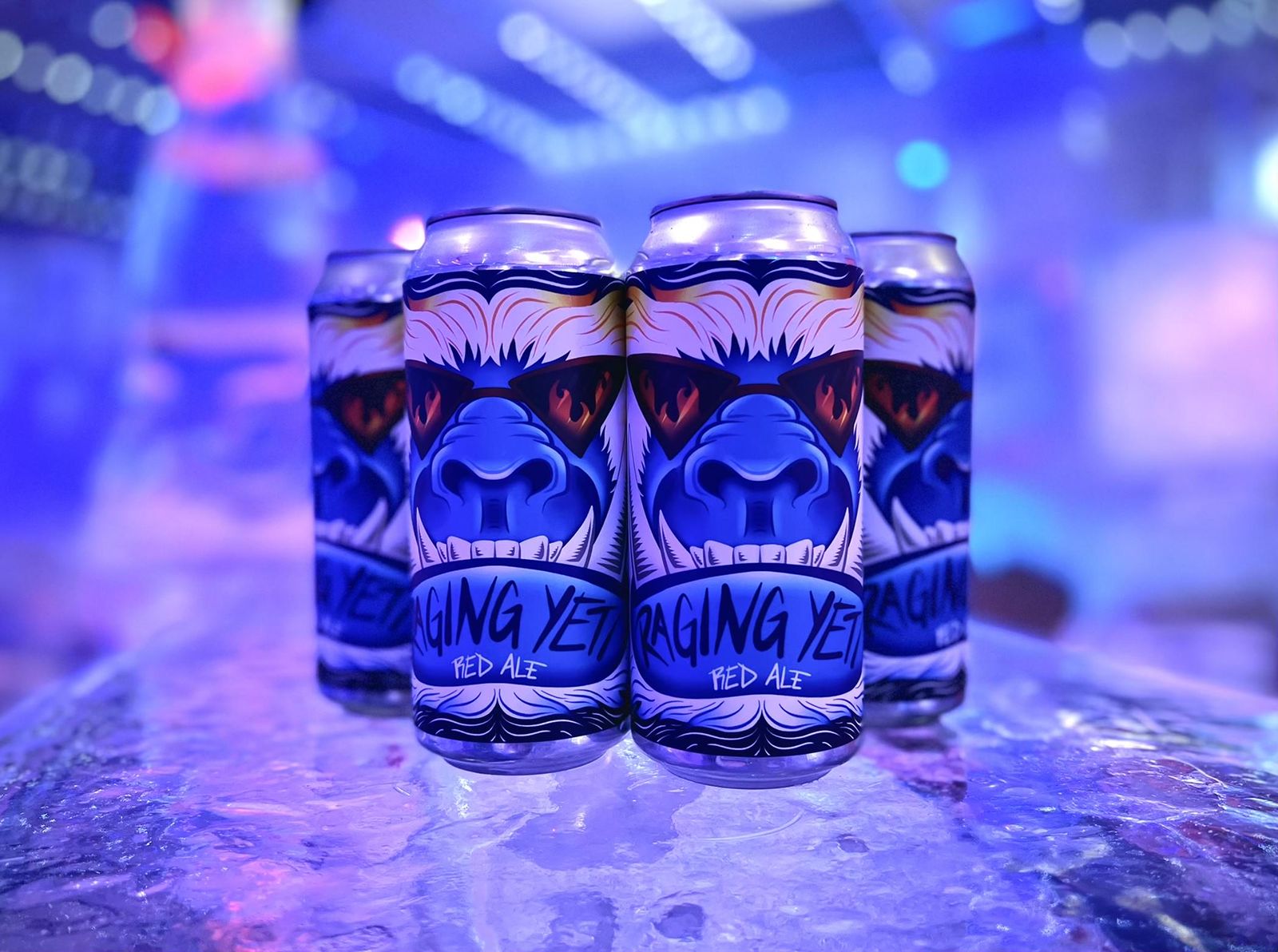 ICEBAR Orlando Debuts The "Raging Yeti" Red Ale Specialty Beer