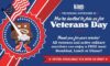 Kings family restaurant will be celebrating veterans day, thursday november 11th with a free meal for veterans and active military members