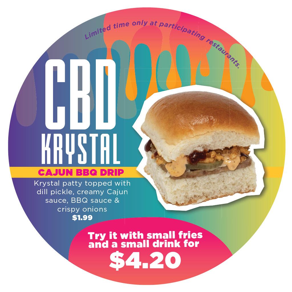 Krystal Celebrates 4/20 by Launching a CBD Slider for a Limited Time Only