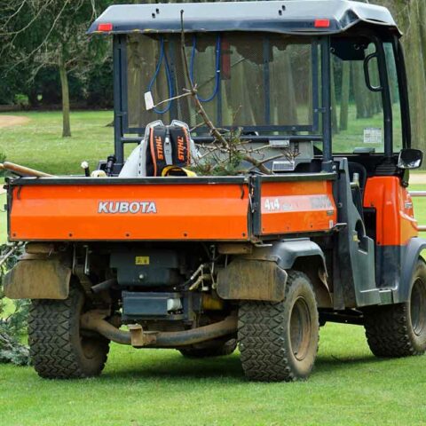 Groundskeeper carjacked while driving kubota through nursing home - photo licensed by shore news network.