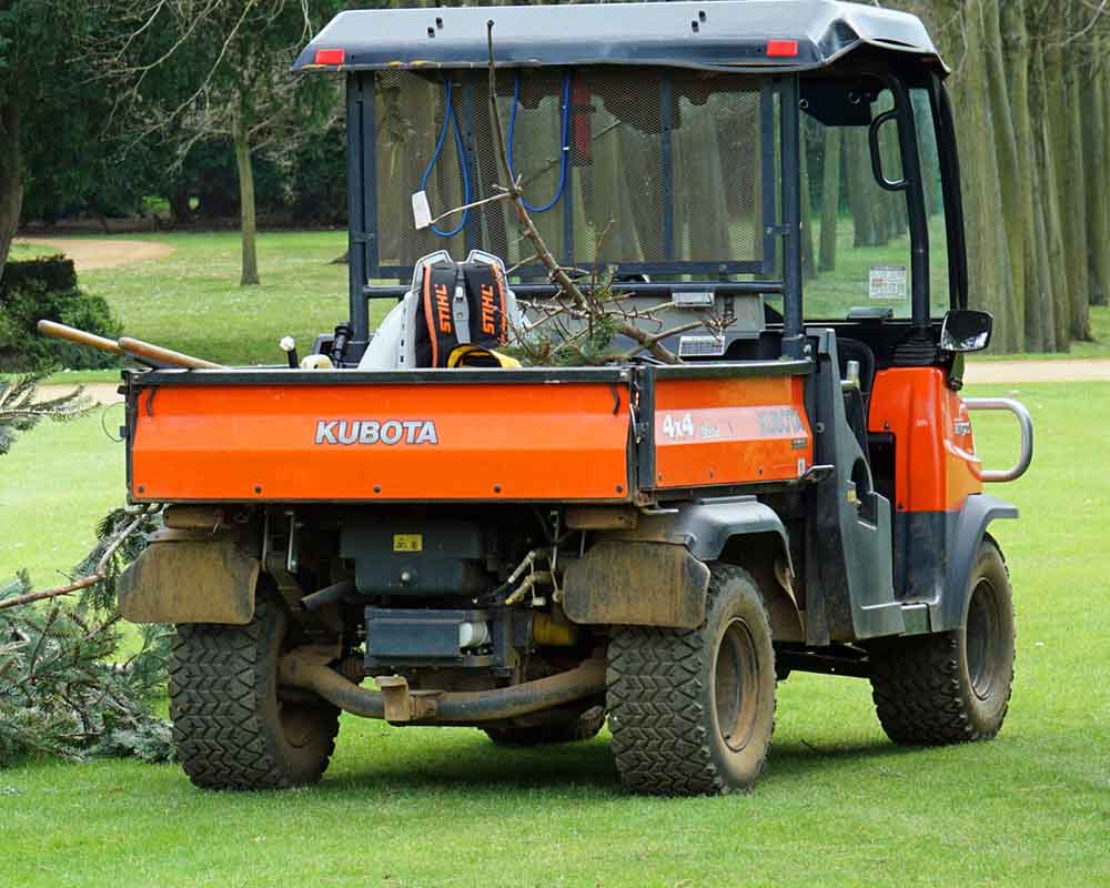 Groundskeeper carjacked while driving Kubota through nursing home
