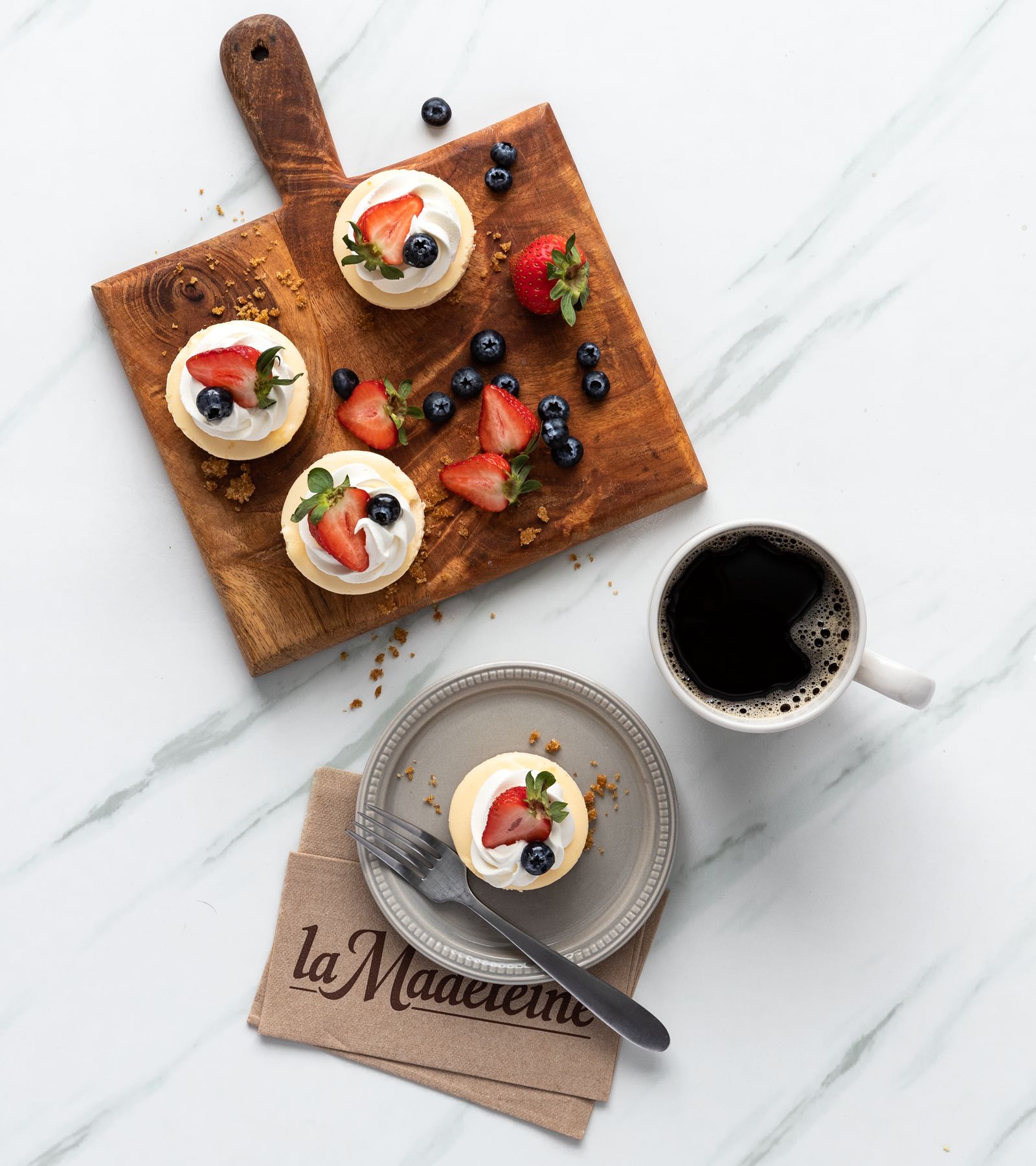 la Madeleine Berries & Cream Cheesecake la Madeleine Embraces Spring's Arrival with Debut of New Seasonal Offerings