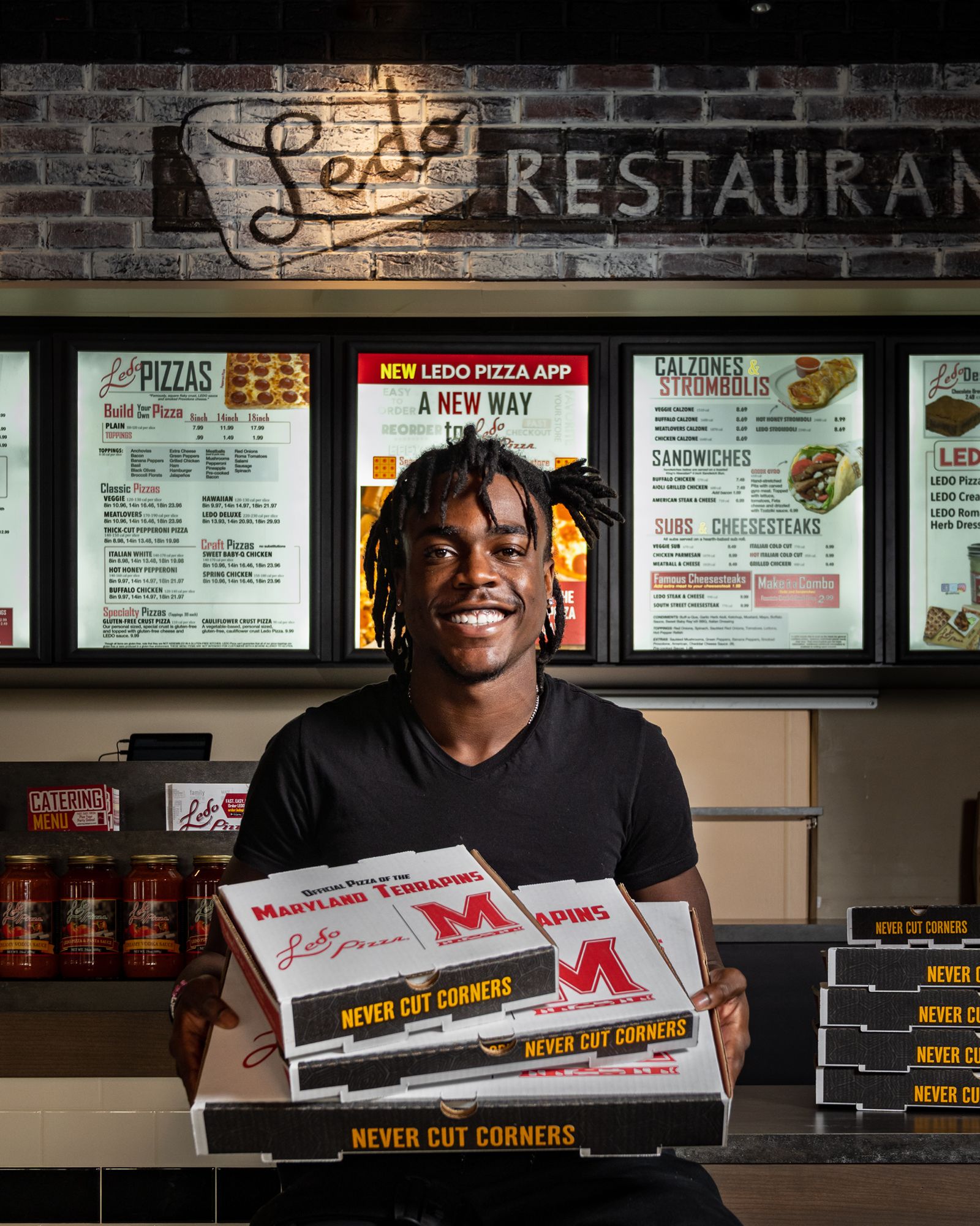 Ledo Pizza Partners with University of Maryland Wide Receiver Dontay Demus Jr.