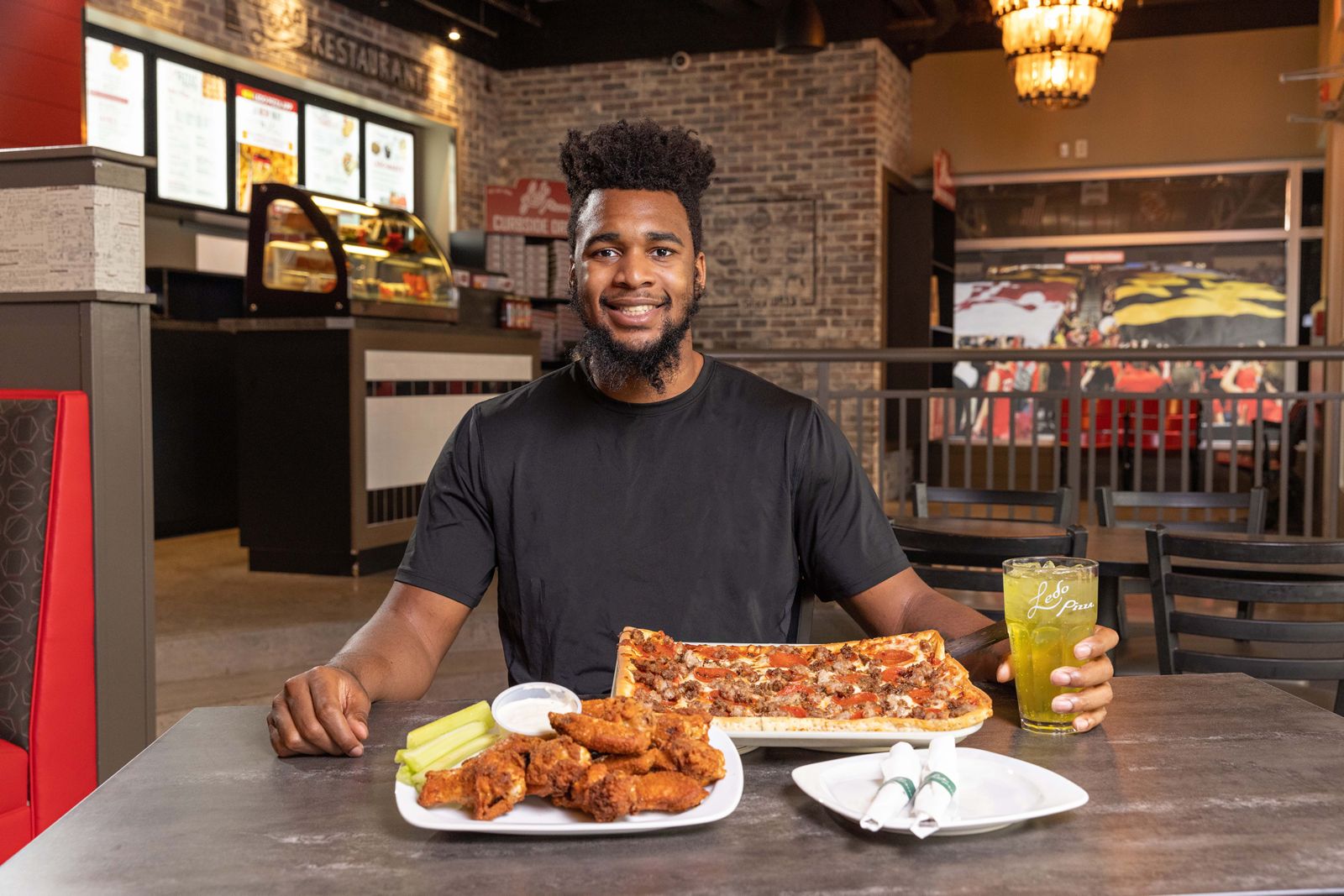 Ledo Pizza Teams Up with University of Maryland Power Forward Donta Scott